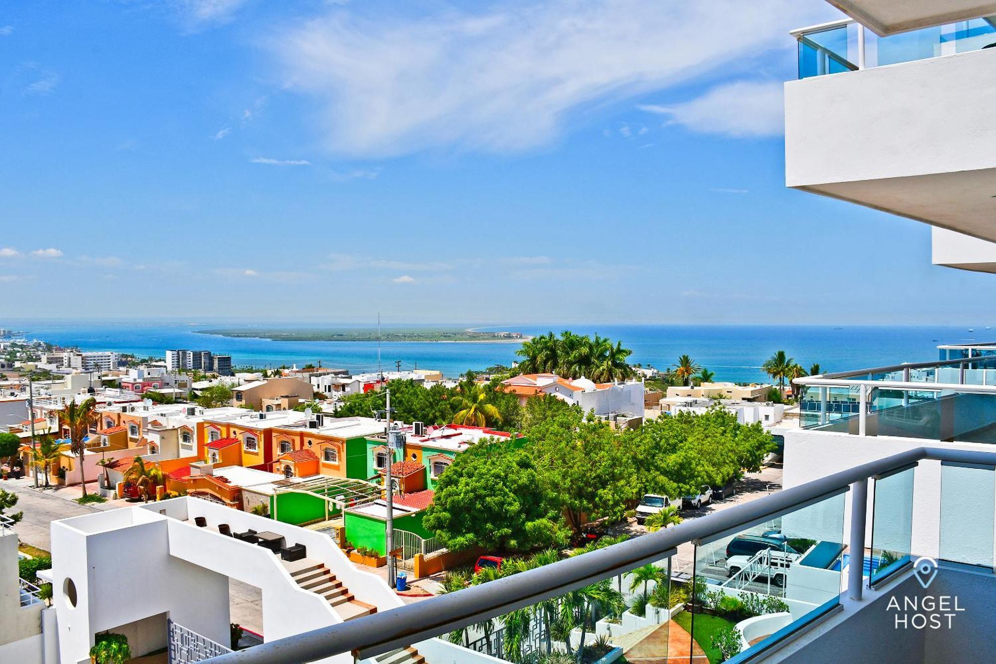 Oceanview Living Space & Balcony With Fiberoptic Wifi! La Paz Eksteriør billede
